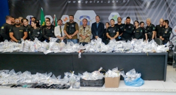 Segurança faz maior varredura já realizada na Penitenciária Odenir Guimarães